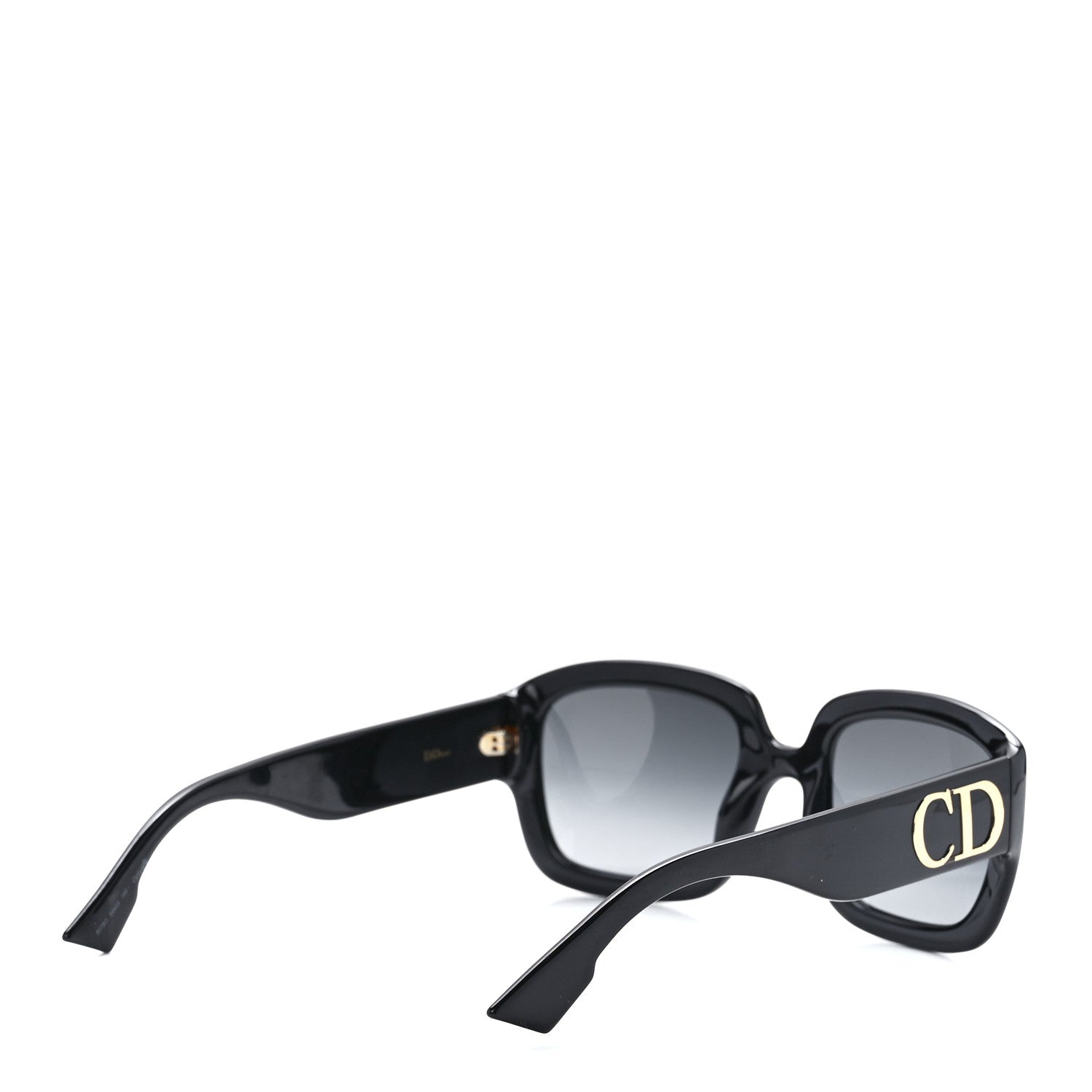 Christian Dior Acetate DDior Square Sunglasses Black 4 of 9