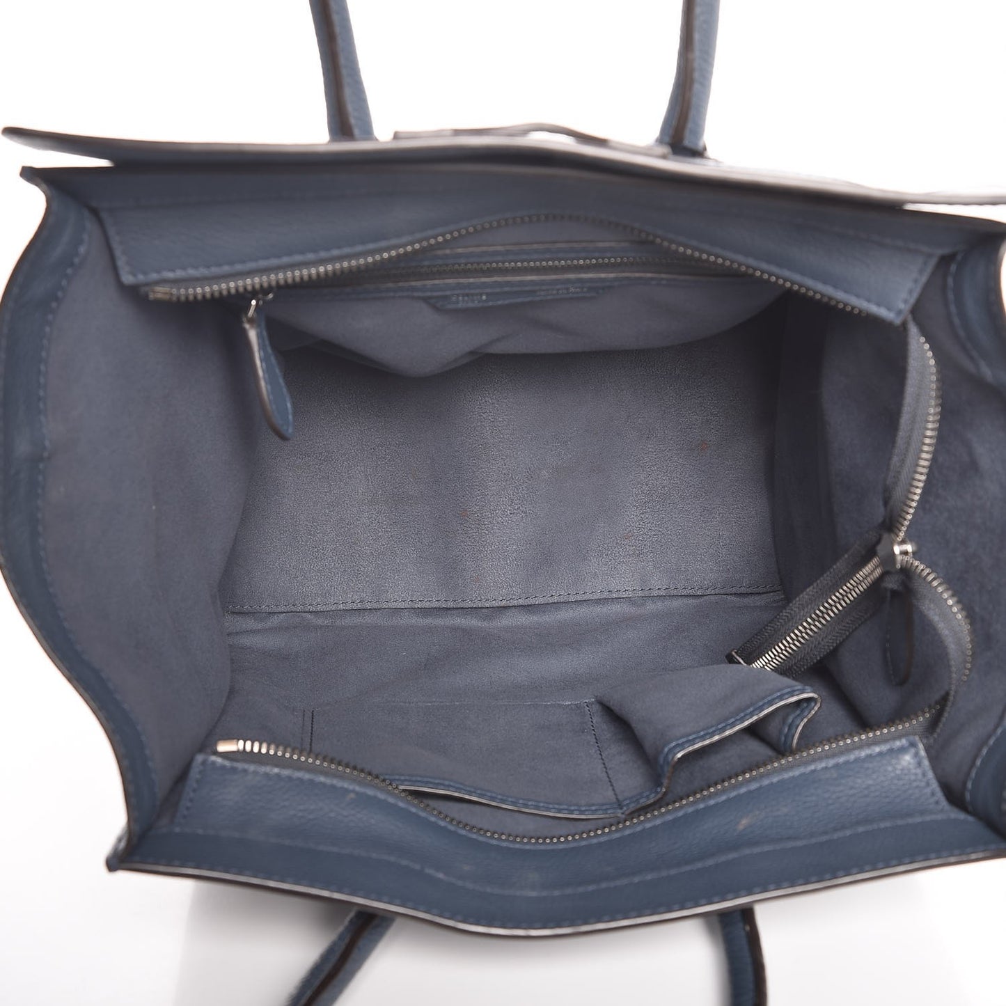 Drummed Calfskin Mini Luggage Orage