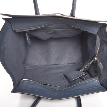 Celine Drummed Calfskin Mini Luggage Orage 5 of 11