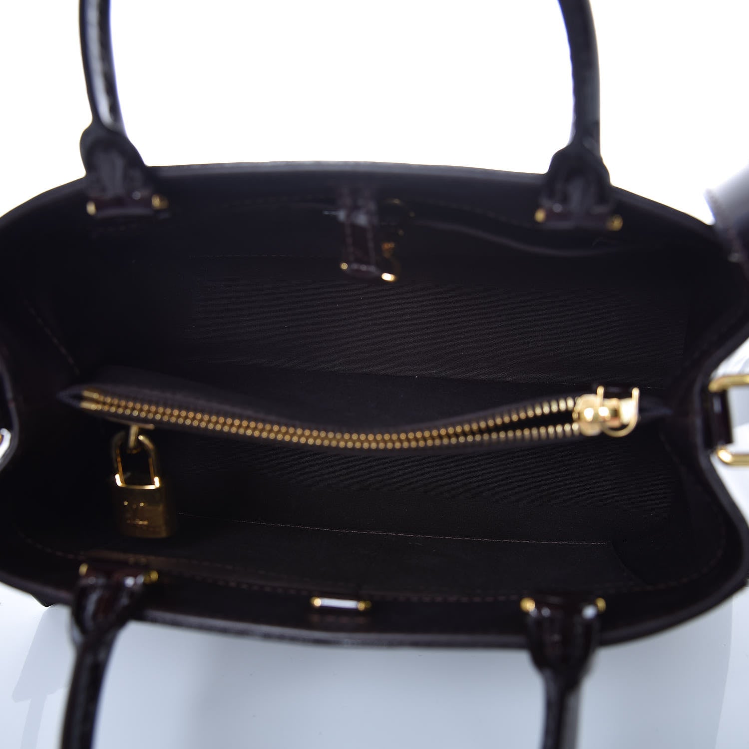 Louis Vuitton Vernis Montaigne BB Amarante 6 of 12