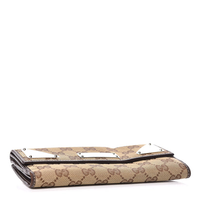 Gucci Monogram Indy Continental Wallet Dark Brown 4 of 11