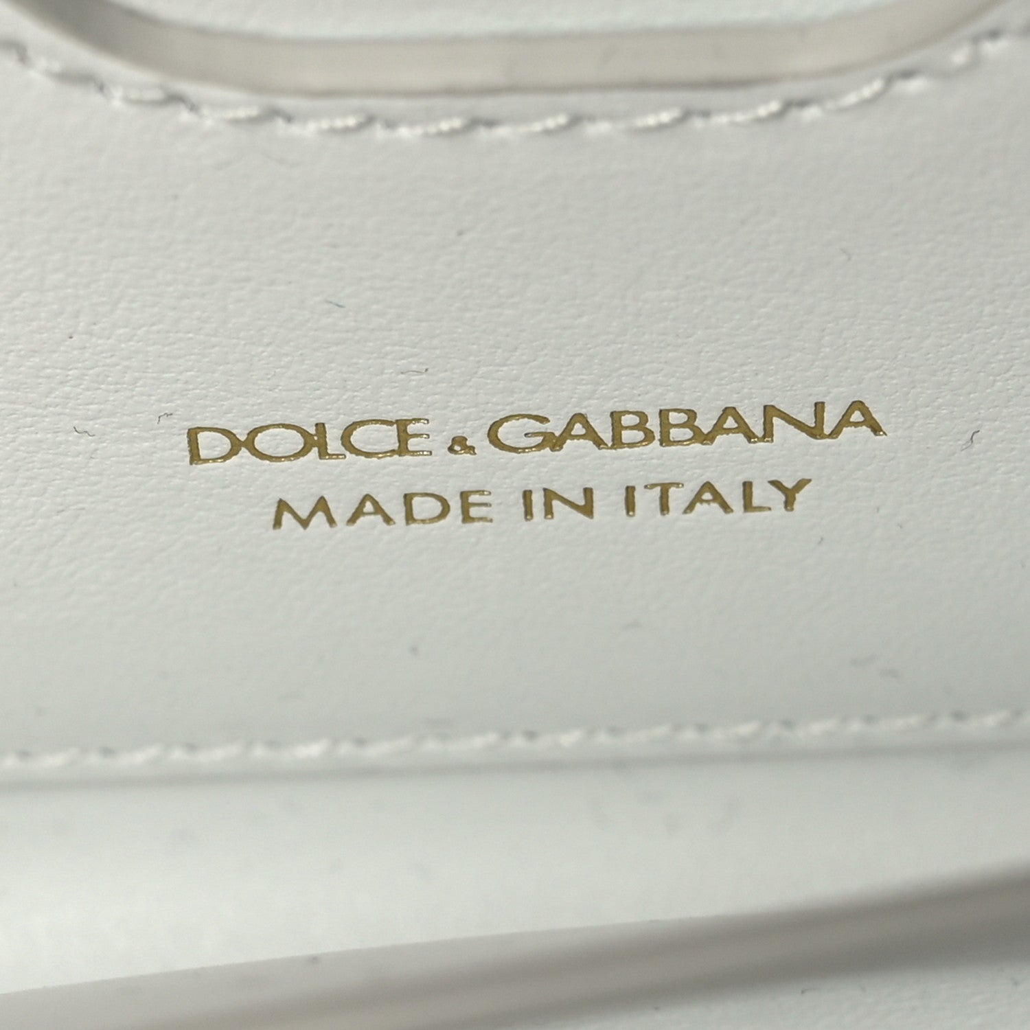 Dolce & Gabbana Calfskin DG Millennials Crossbody Bag White 6 of 9