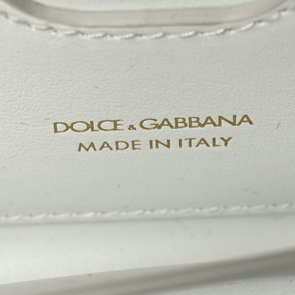 Dolce & Gabbana Calfskin DG Millennials Crossbody Bag White 6 of 9