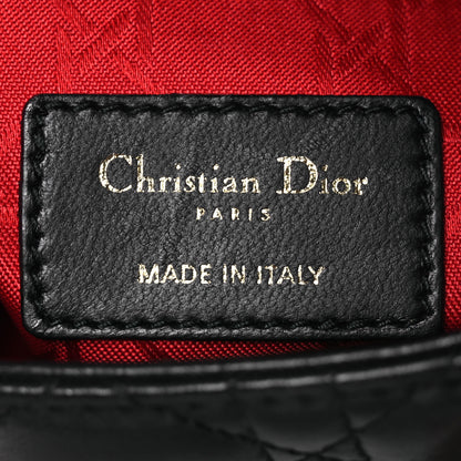 Christian Dior Lambskin Cannage Small My ABCDior Lady Dior Black 6 of 17