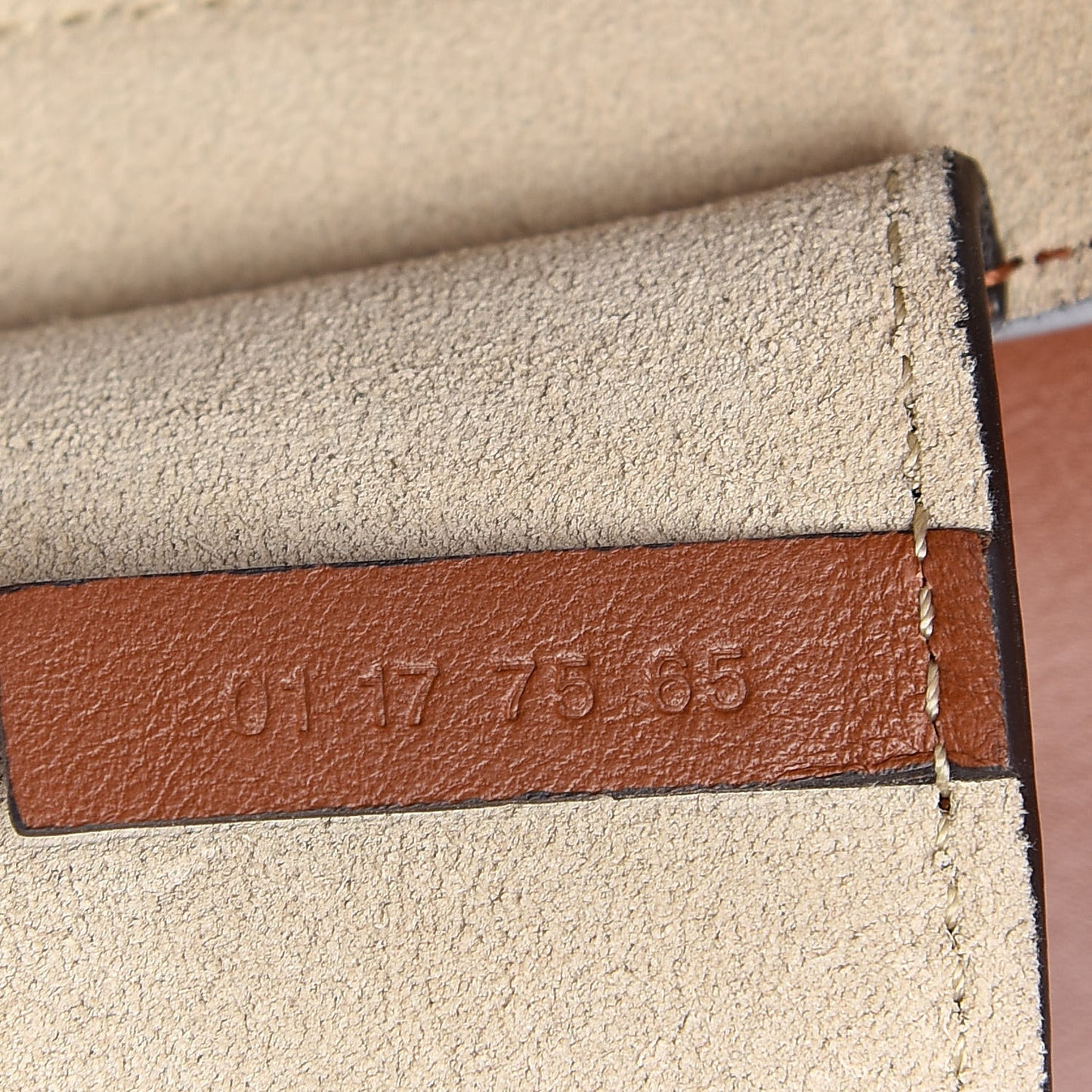 Suede Calfskin Mini Faye Shoulder Bag Tobacco