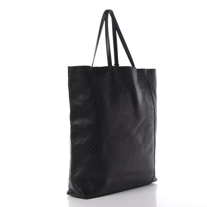 Bottega Veneta Calfskin Intrecciomirage Antique Tote Black 2 of 10