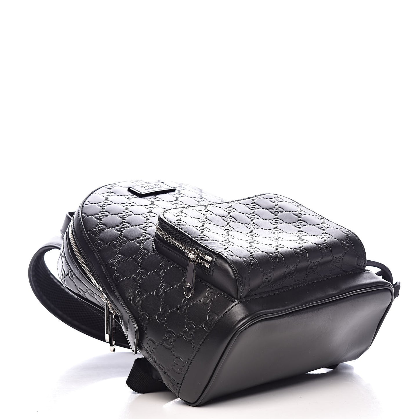 Guccissima Signature Small Day Backpack Black