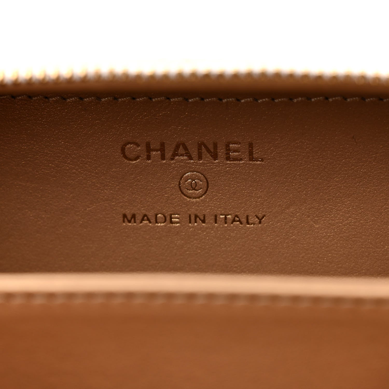 Chanel Lambskin Quilted Mini Golden Plate Clutch With Chain White 6 of 13