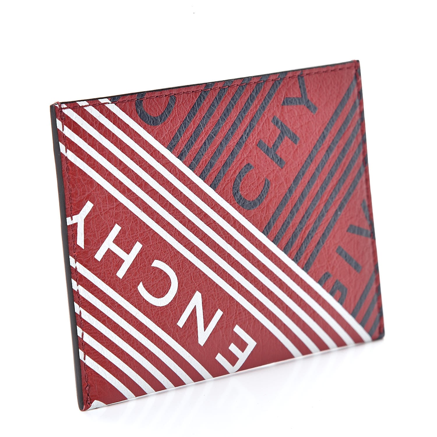 Givenchy Lambskin logo Printed Card Holder Red 3 of 8