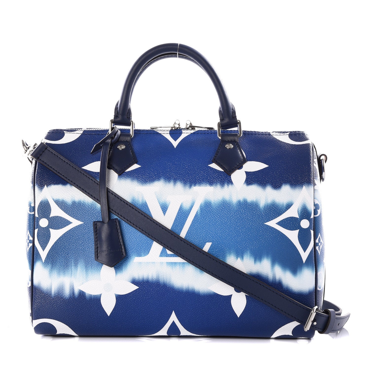 Louis Vuitton Monogram Escale Speedy Bandouliere 30 Blue 1 of 15