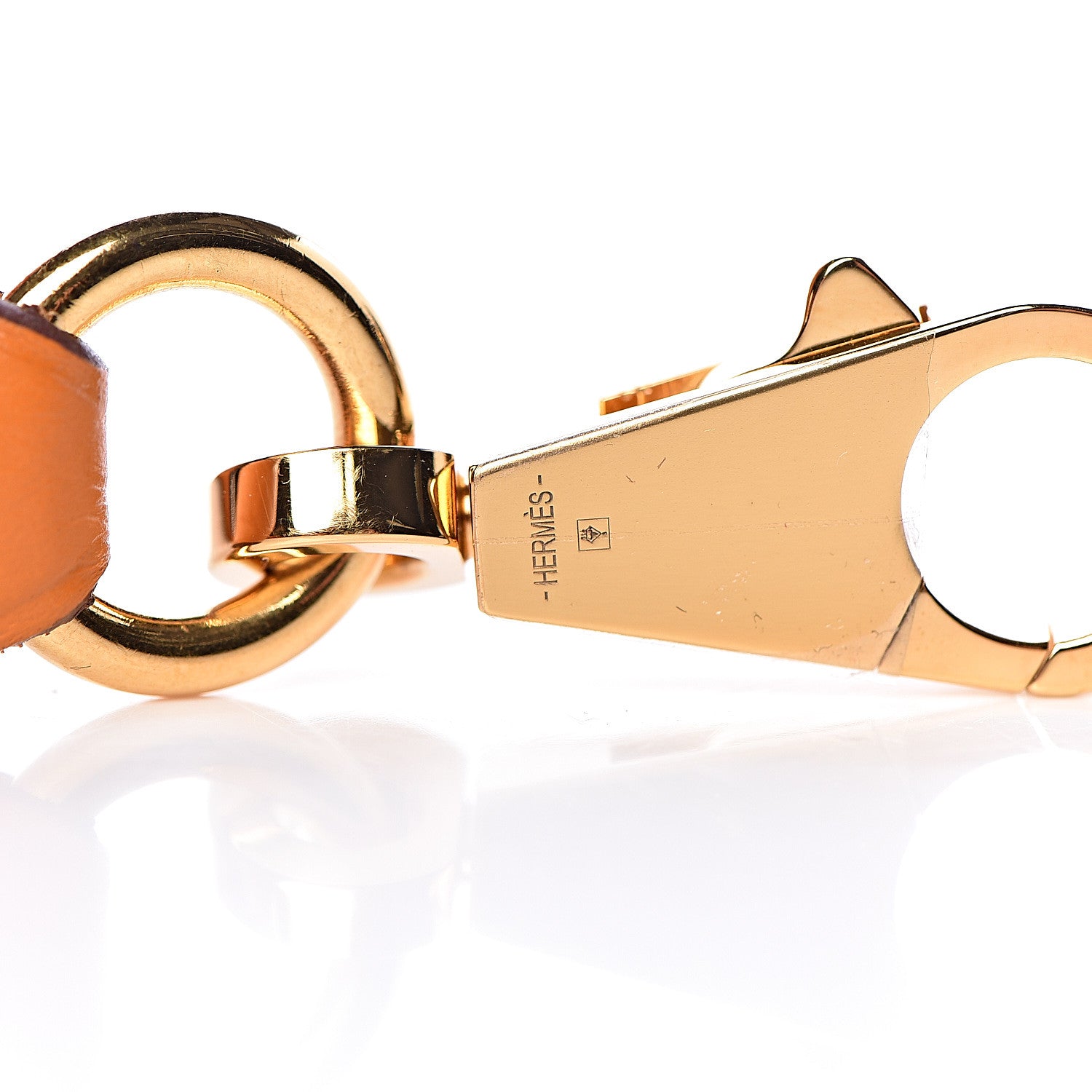 Hermes Taurillon Clemence Kelly Retourne 28 Abricot 24 of 38