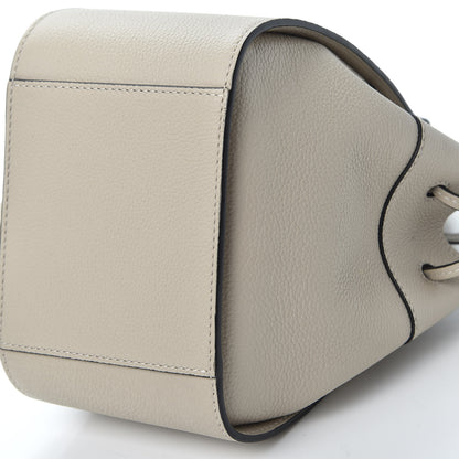 Loewe Grained Calfskin Mini Hammock Shoulder Bag Soft White 6 of 9