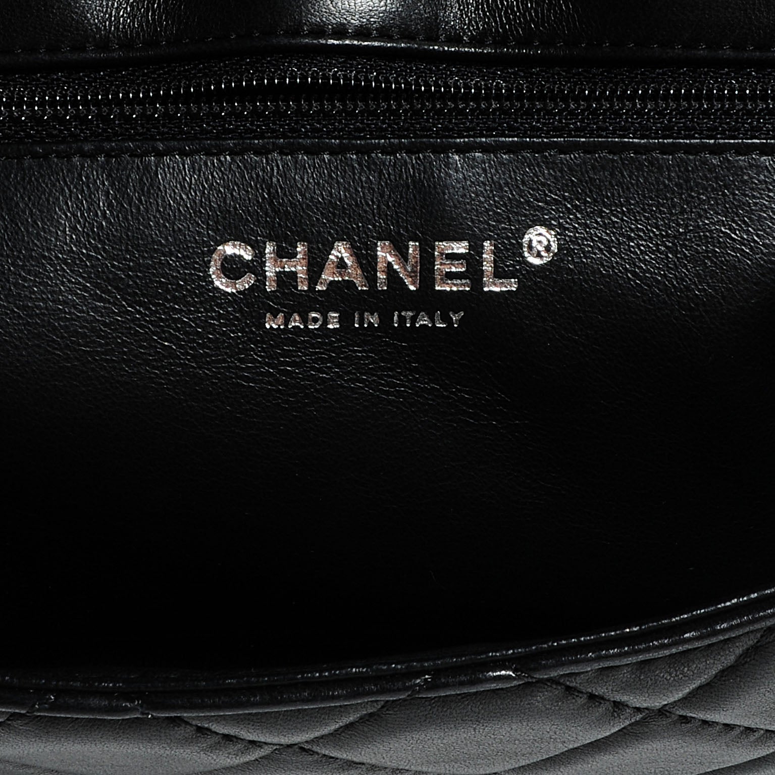 Chanel Lambskin Quilted Medium Roll Reissue Clutch Black 6 of 8