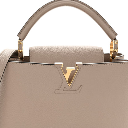 Louis Vuitton Taurillon Capucines BB Galet 7 of 9