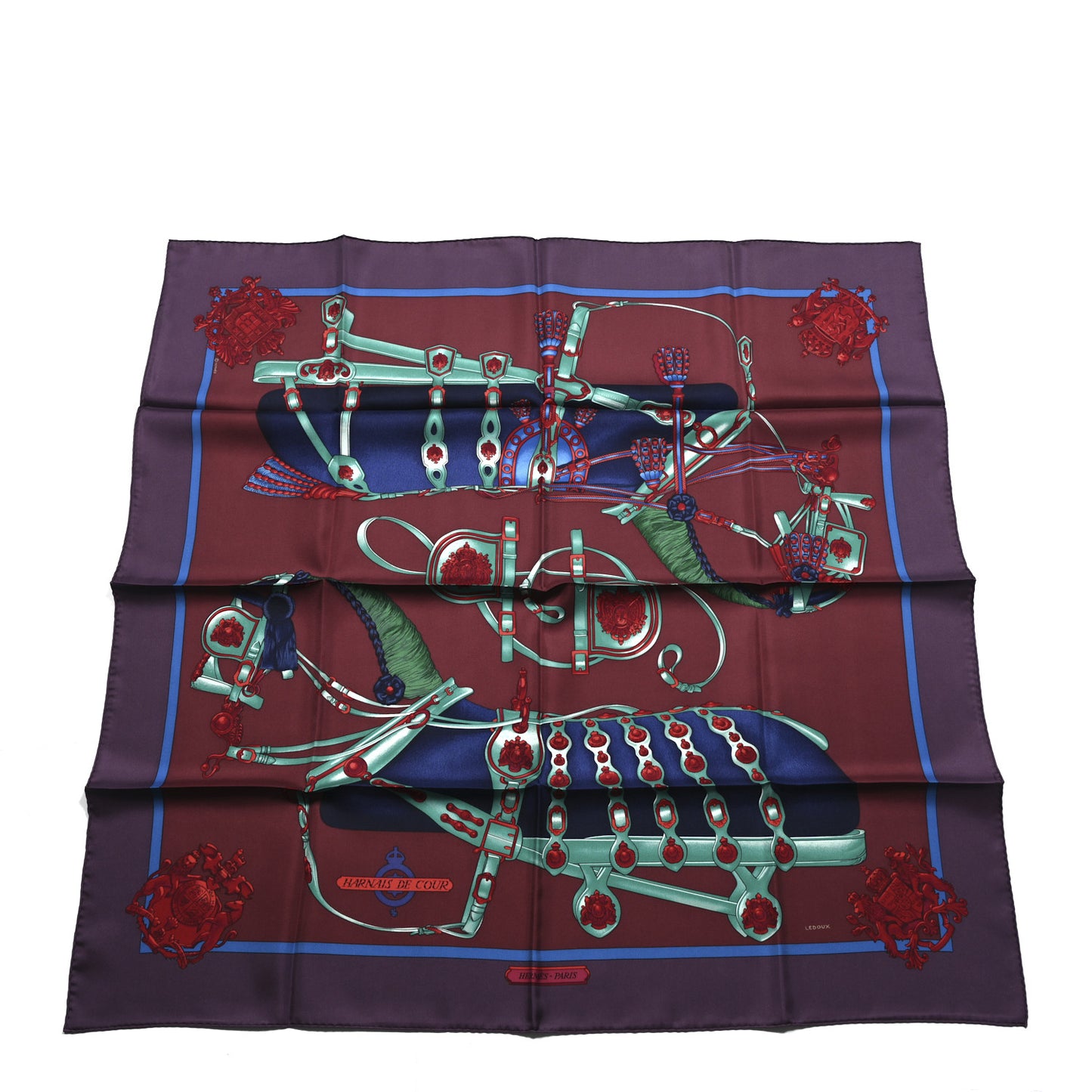 Silk Harnais De Cour Scarf 90