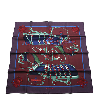 Hermes Silk Harnais De Cour Scarf 90 1 of 5