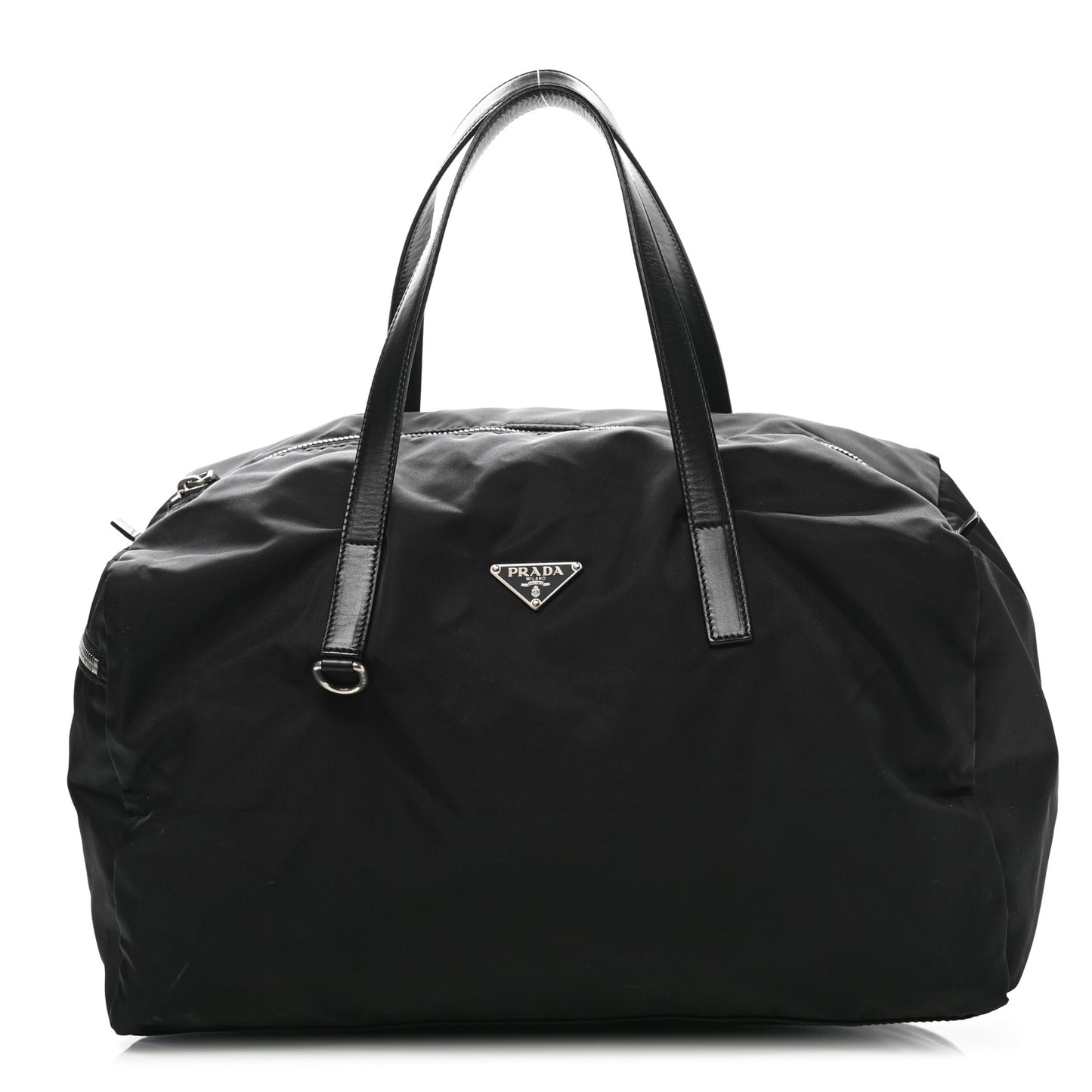 Tessuto Nylon Duffle Bag Black