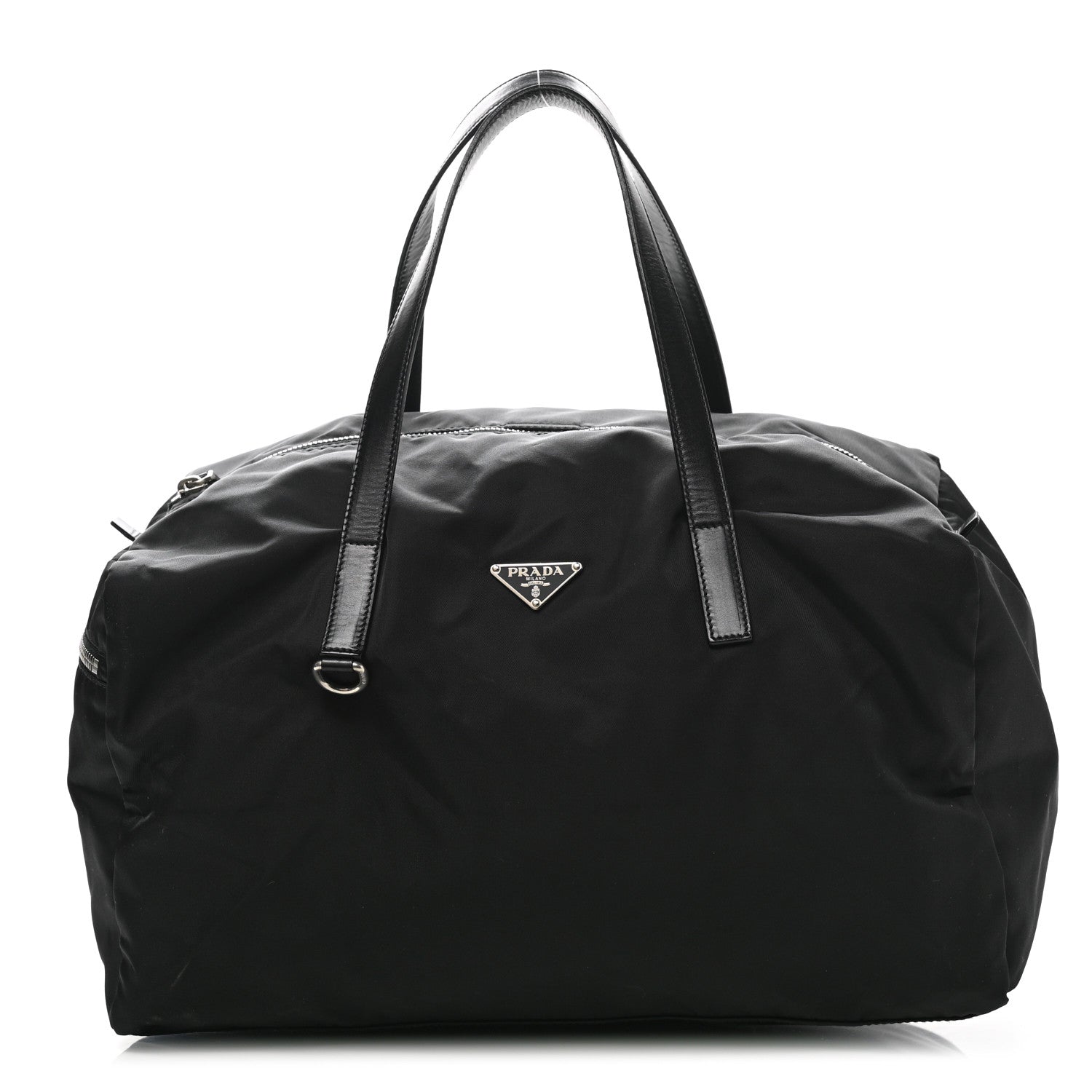 Prada Tessuto Nylon Duffle Bag Black 1 of 12