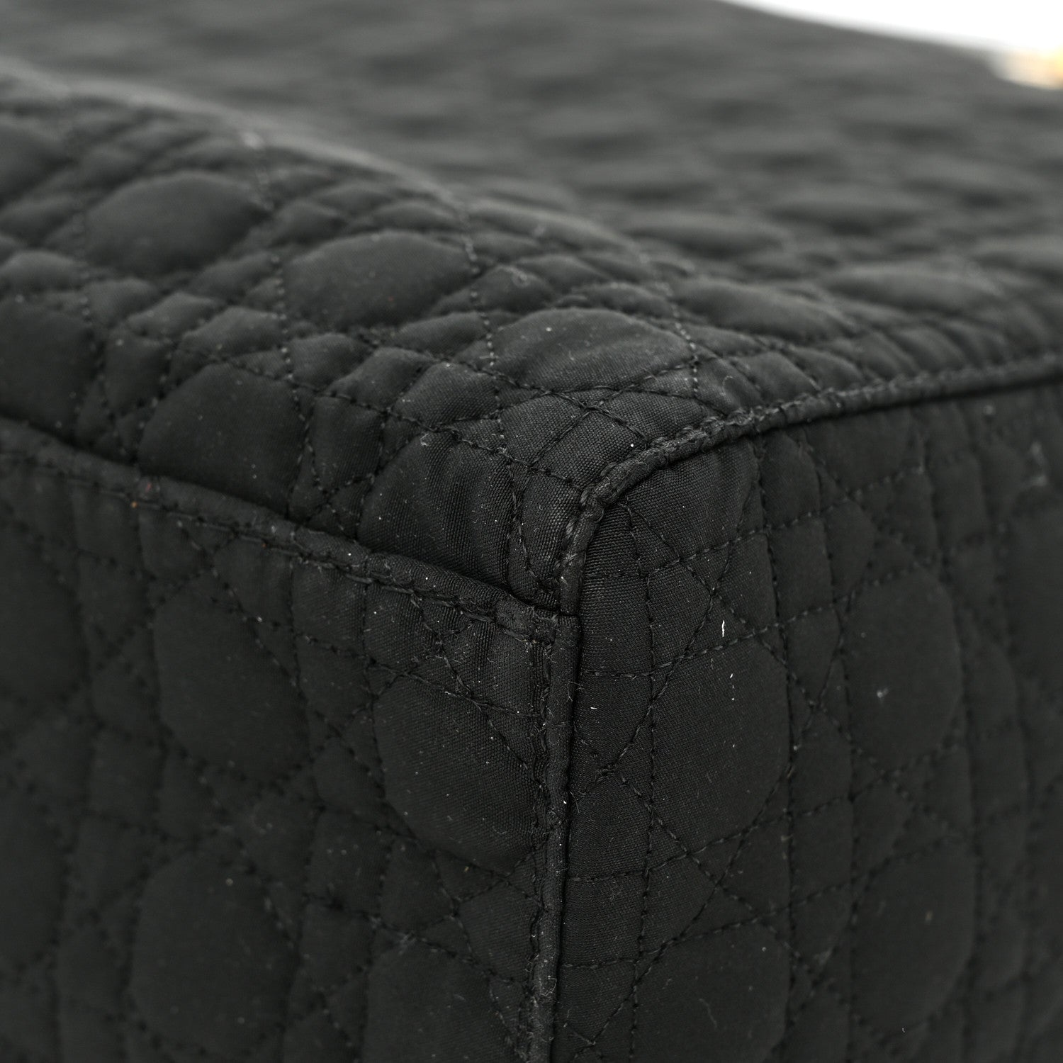 Christian Dior Nylon Cannage Large Lady Dior Black 12 of 17