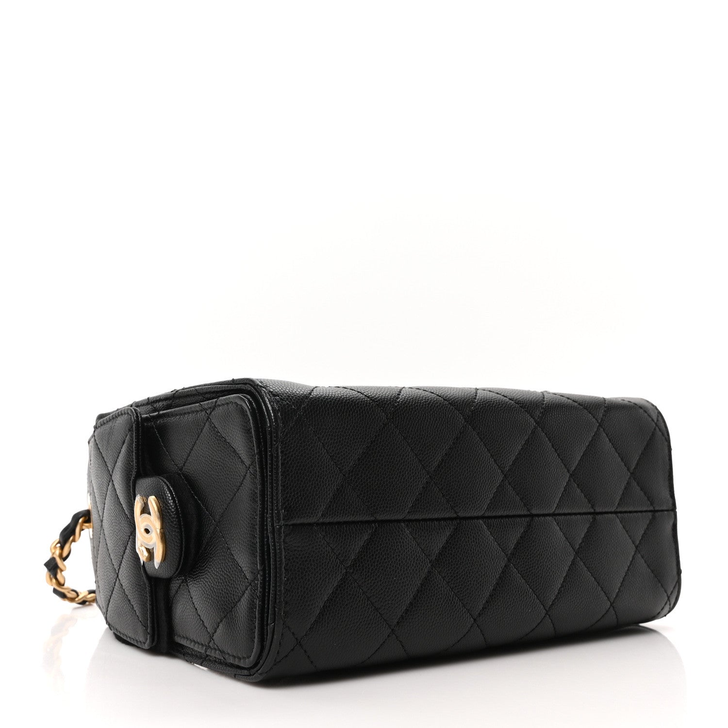 Chanel Caviar Quilted Mini Chanel 25 Handbag Black 4 of 11