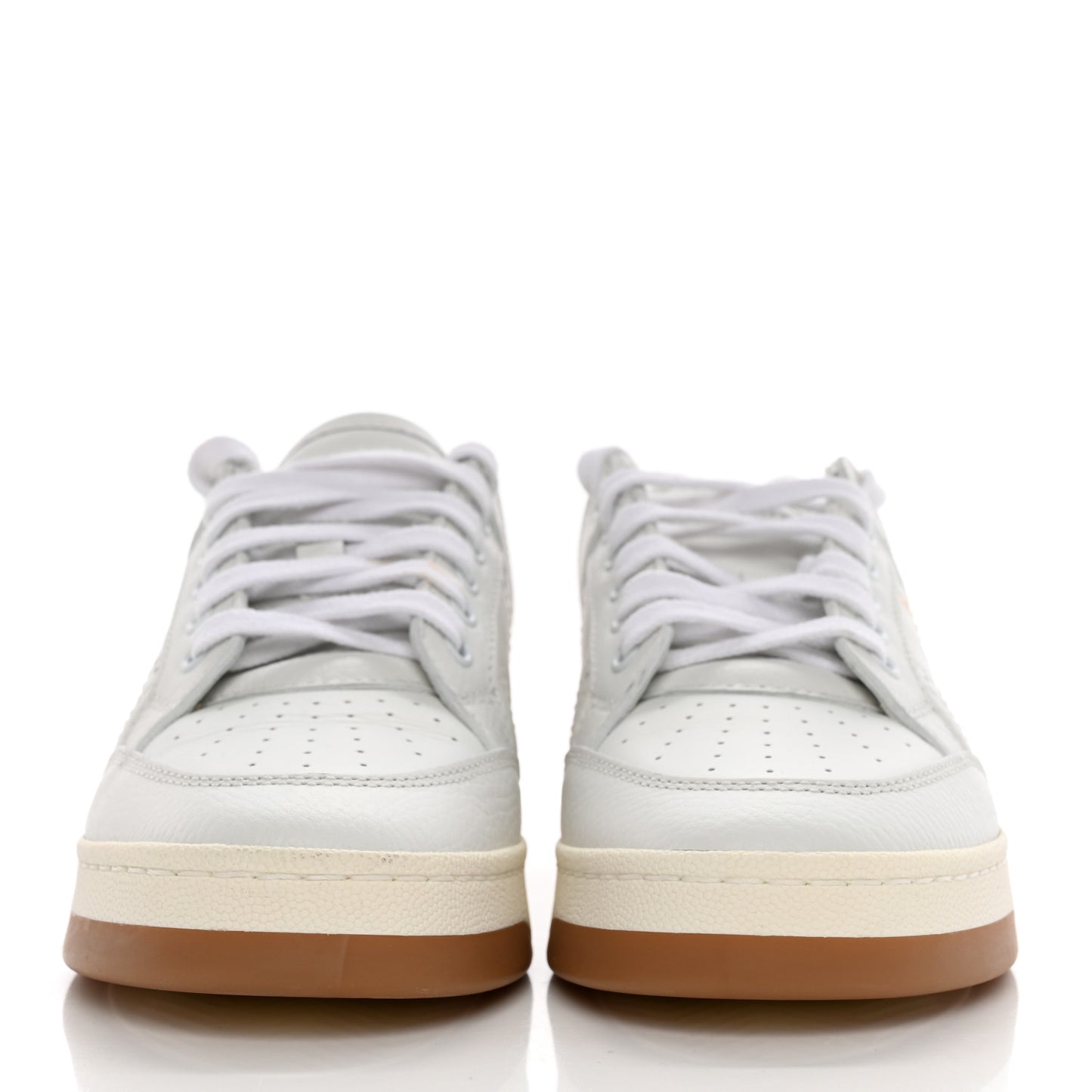 Calfskin SL/61 Low Top Sneakers 37 White
