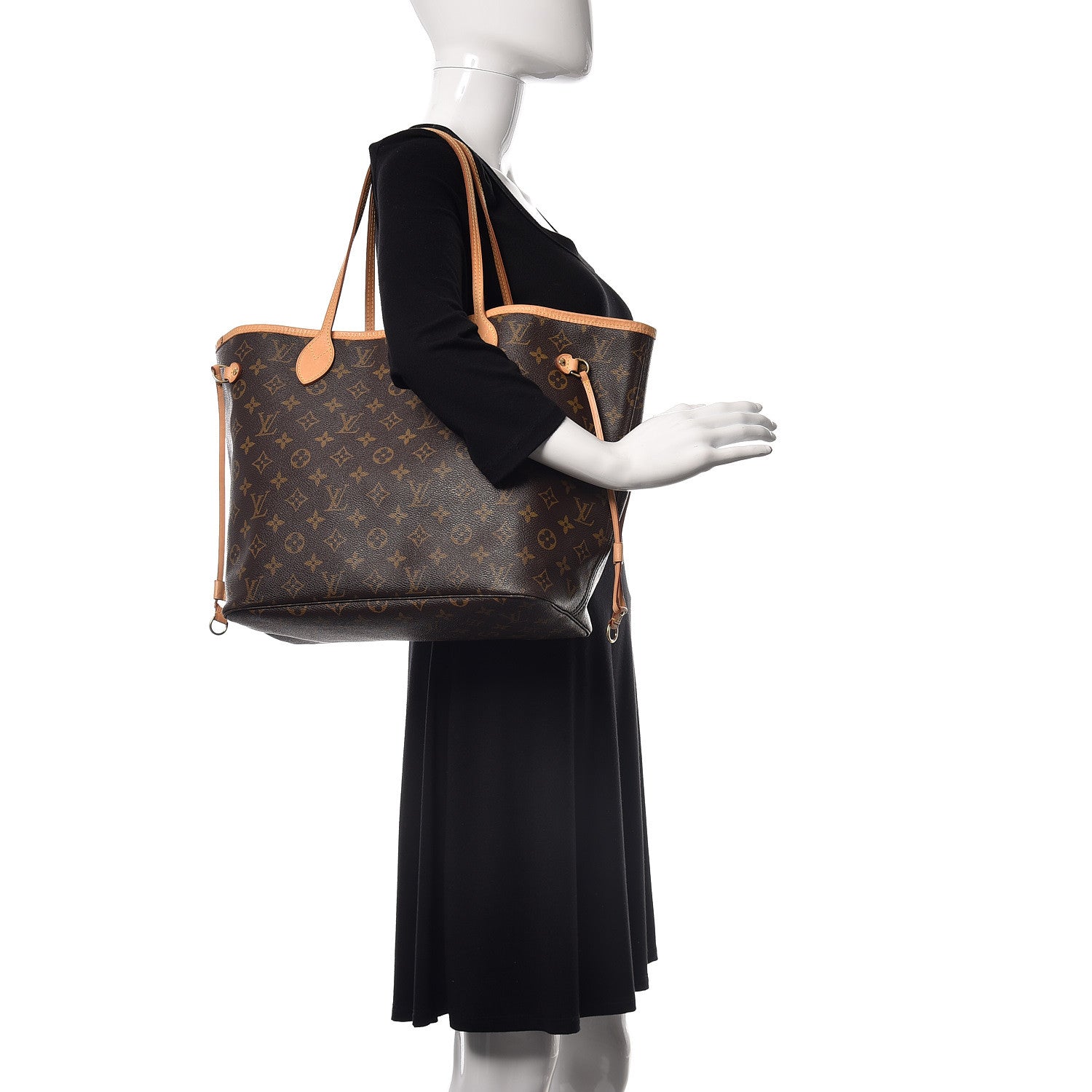 Louis Vuitton Monogram Neverfull MM 2 of 13