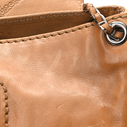 Prada Vitello Phenix Flap Chain Bag Brown 15 of 17