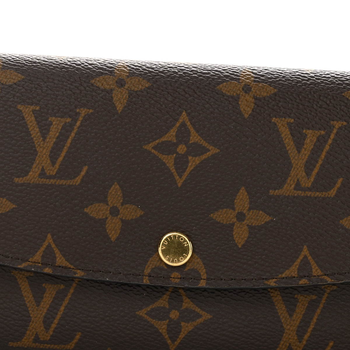 Monogram Emilie Wallet Rose Ballerine