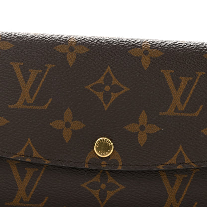 Louis Vuitton Monogram Emilie Wallet Rose Ballerine 7 of 10