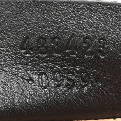 Gucci Calfskin Matelasse Animal Studs GG Marmont Round Wrist Wallet Black 7 of 8