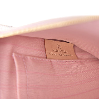Louis Vuitton Damier Azur Neverfull MM GM Pochette Rose Ballerine 6 of 7