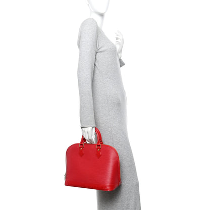 Louis Vuitton Epi Alma PM Castillan Red 2 of 14