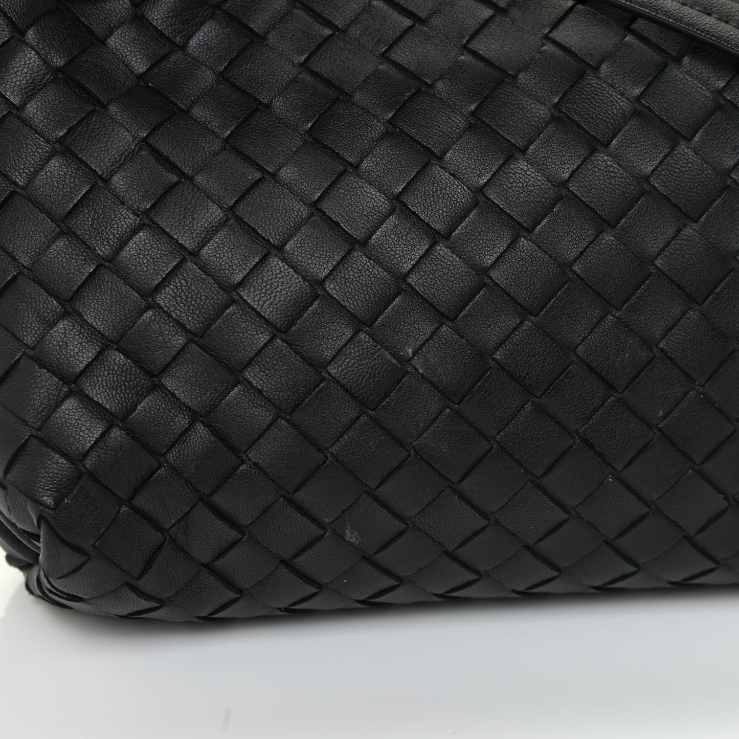 Nappa Intrecciato Nodini Bag Ebano