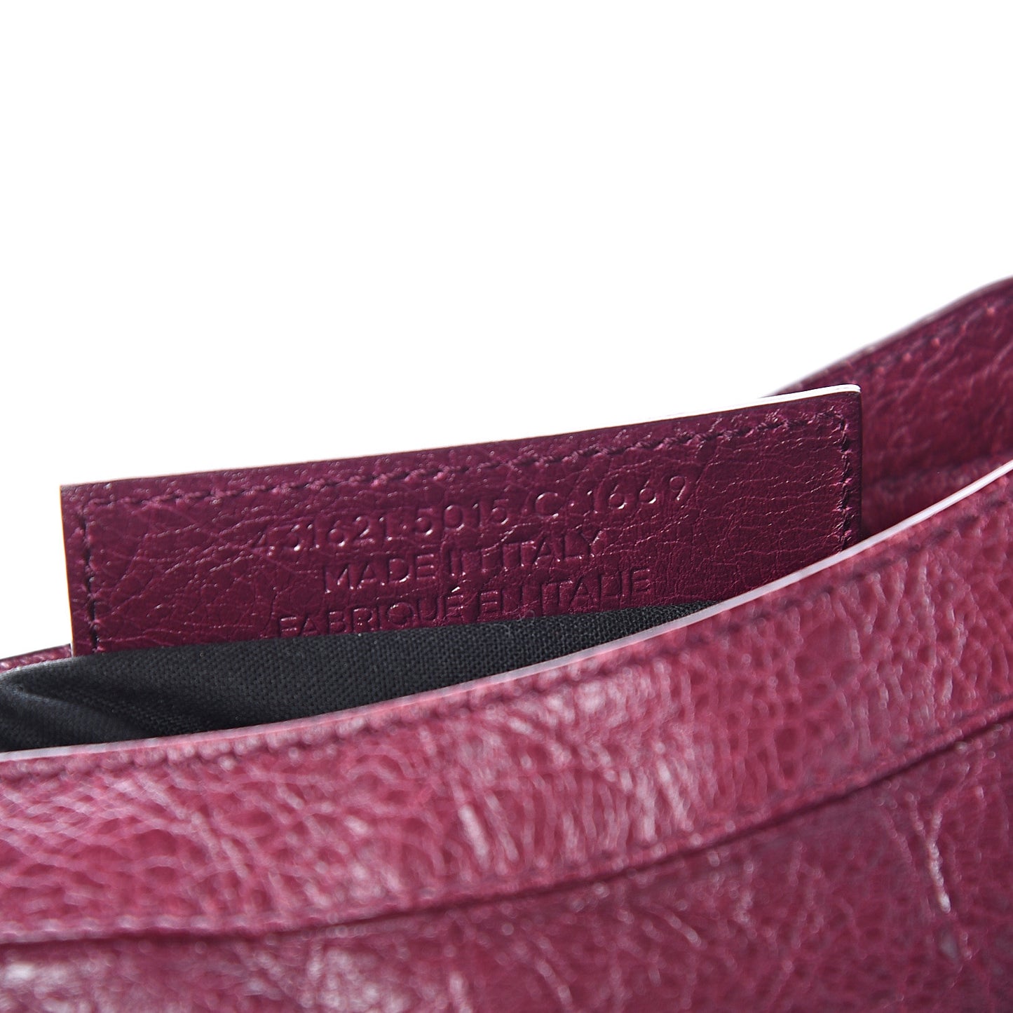 Agneau Classic Gold Hardware S City Violet Prune