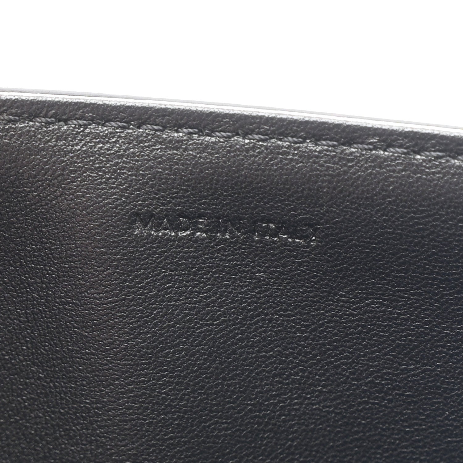 Celine Shiny Calfskin Medium Triomphe Black 7 of 10
