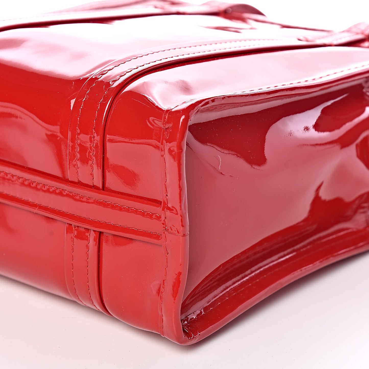 Patent XS Bazar Shopper Tote Rouge Groseille