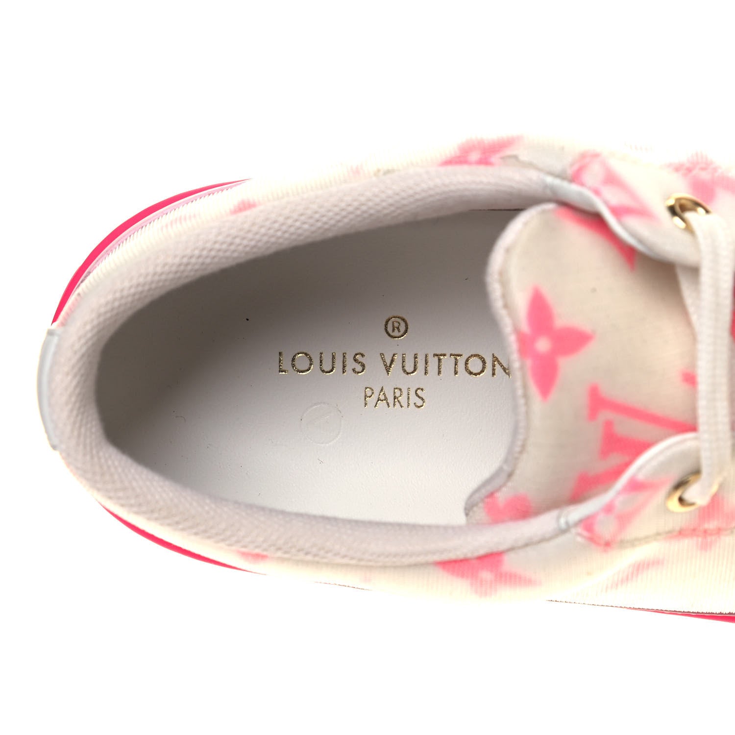 Louis Vuitton Technical Fabric Monogram Stellar Sneakers 38.5 Rose Pop 6 of 8
