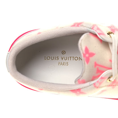 Louis Vuitton Technical Fabric Monogram Stellar Sneakers 38.5 Rose Pop 6 of 8