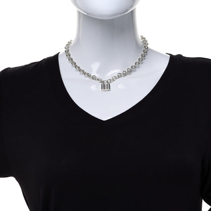Tiffany Sterling Silver 1837 Lock Charm Necklace 2 of 5