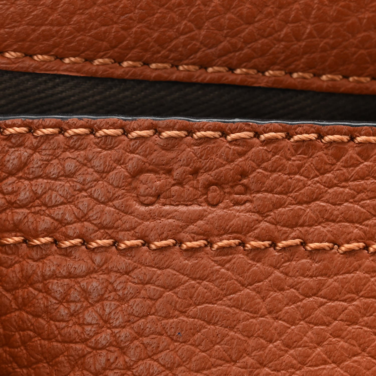 Chloe Grained Calfskin Small Marcie Saddle Bag Tan 6 of 11