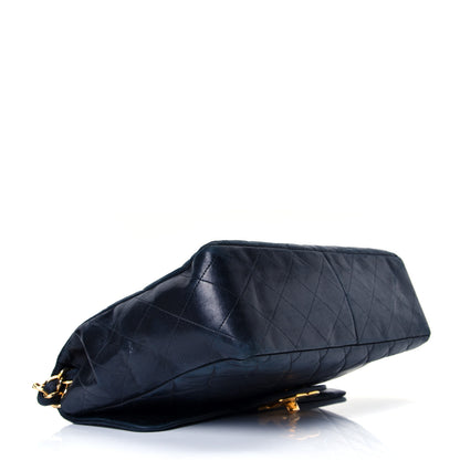 Chanel Lambskin Quilted Jumbo Single Flap Black 3 of 4