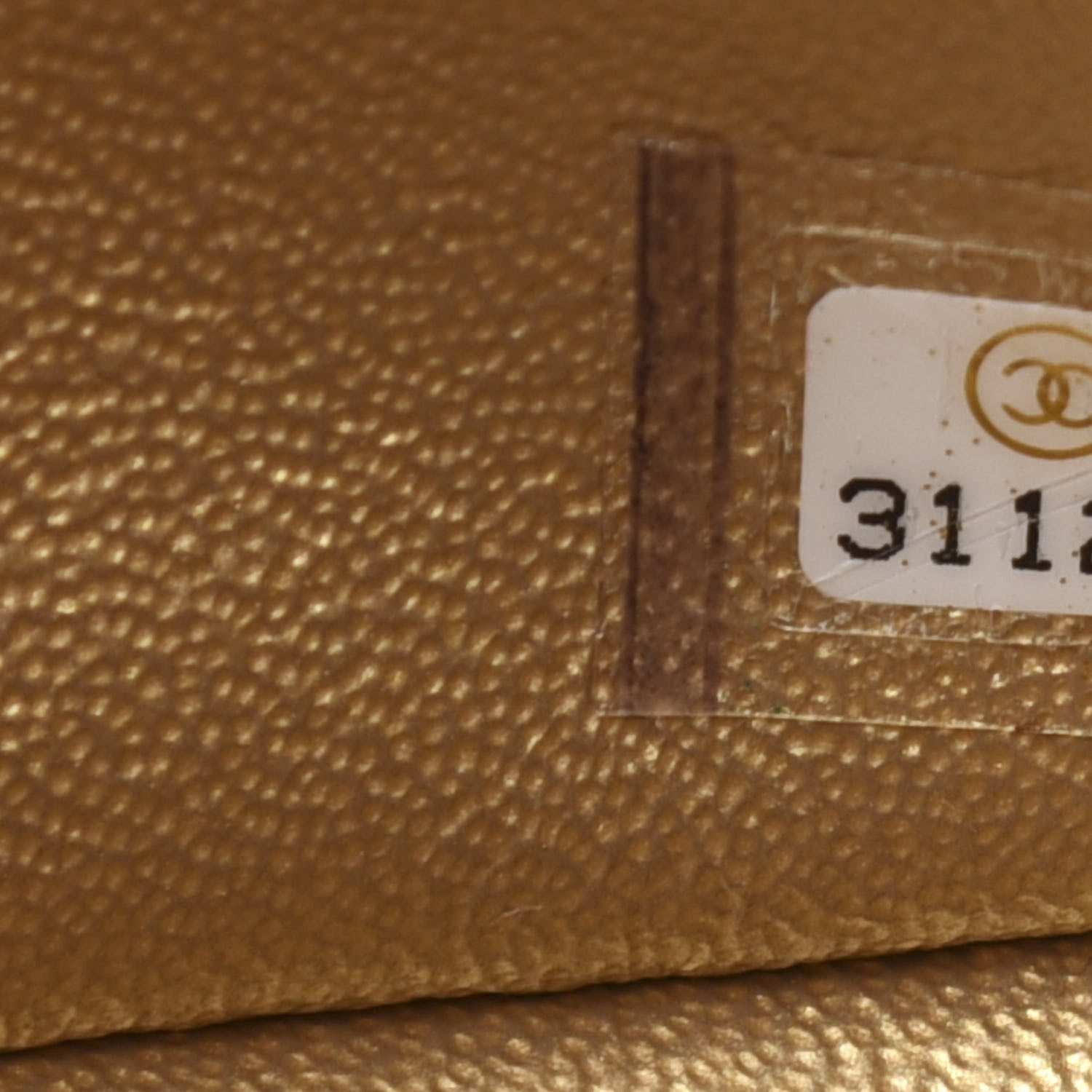 Chanel Metallic Caviar Quilted Mini Top Handle Rectangular Flap Gold 9 of 10