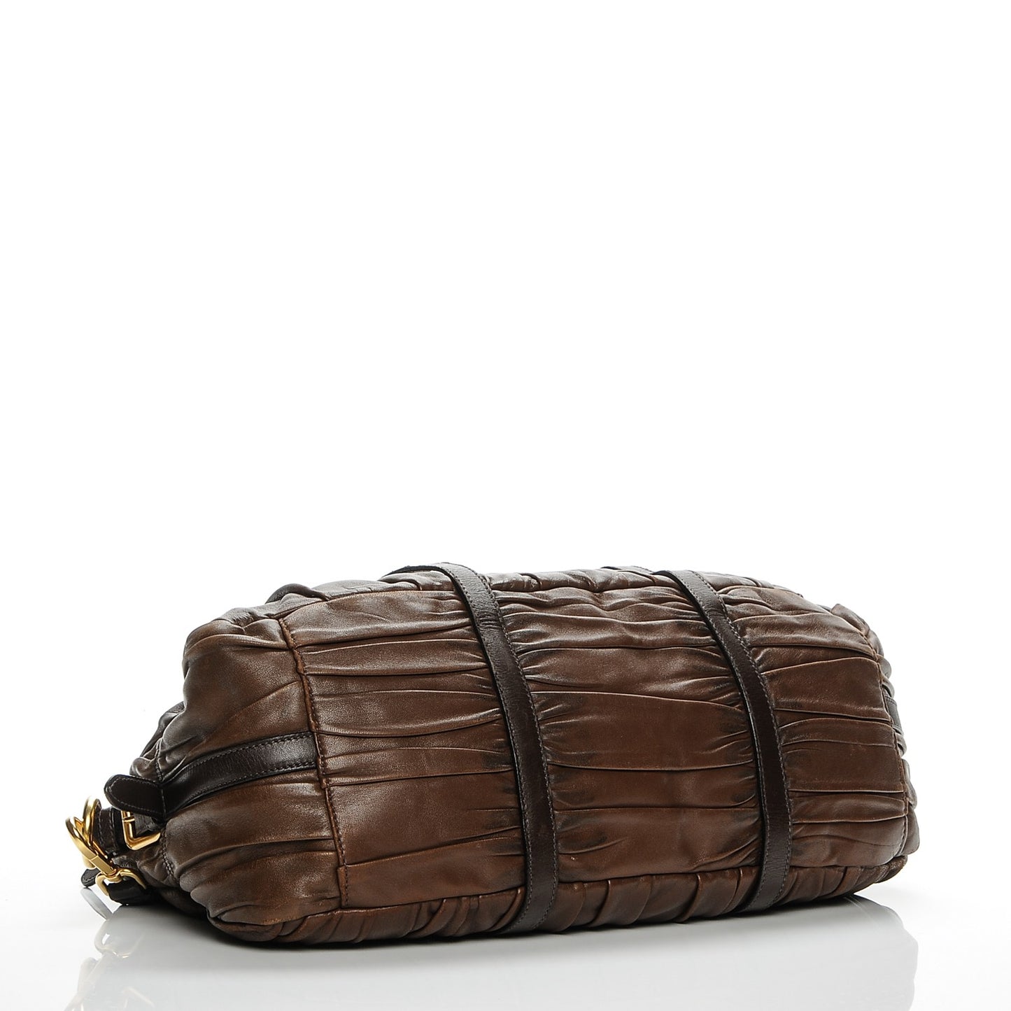 Nappa Gaufre Shopping Satchel Noce