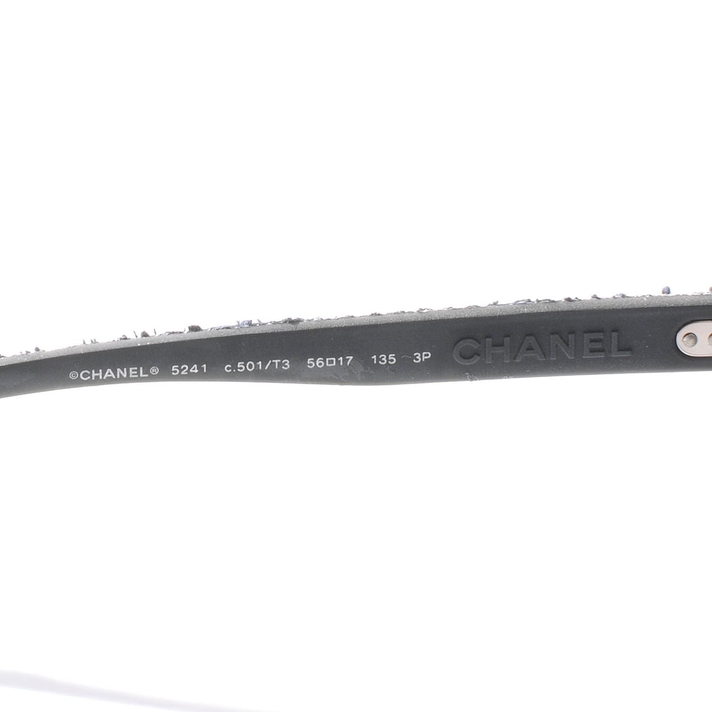 Acetate Tweed Sunglasses 5241 Black