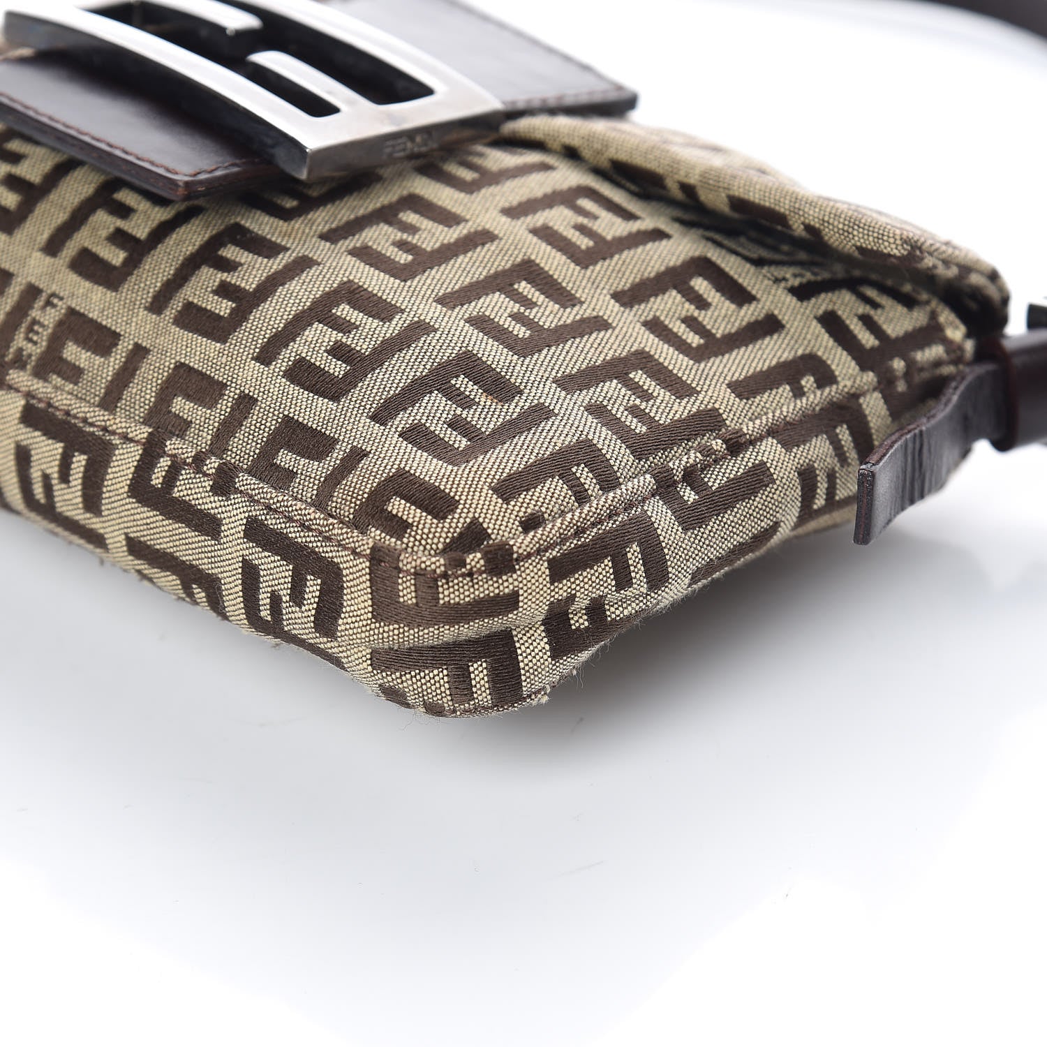 Fendi Zucchino Mini Baguette Brown 9 of 9