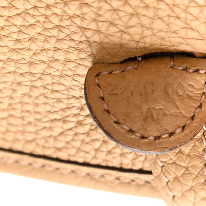 Hermes Taurillon Clemence Evelyne TPM Biscuit 7 of 10