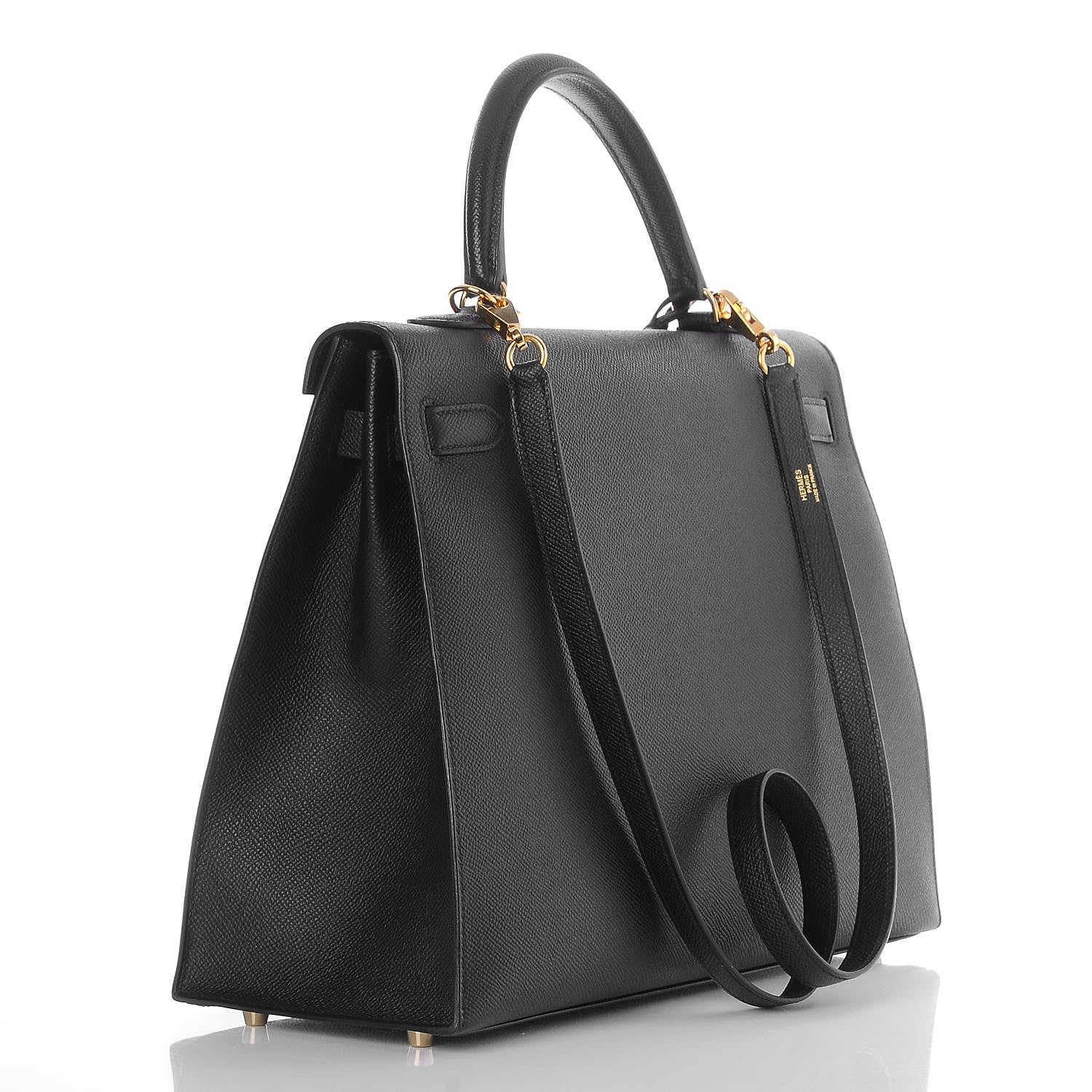 Hermes Epsom Kelly Sellier 35 Black 4 of 32