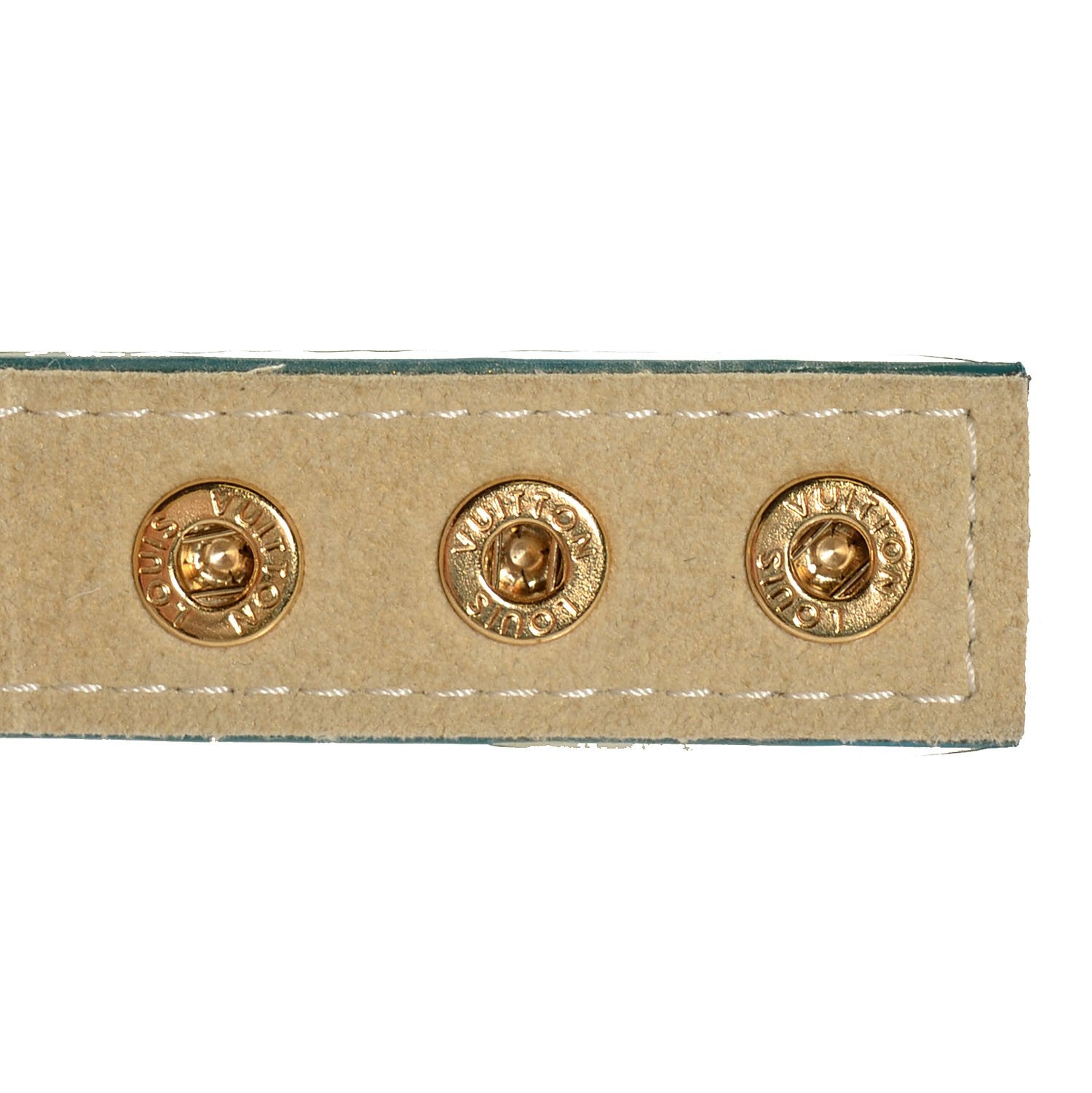 Louis Vuitton Vernis Snap Bracelet Blue Galactic 6 of 6
