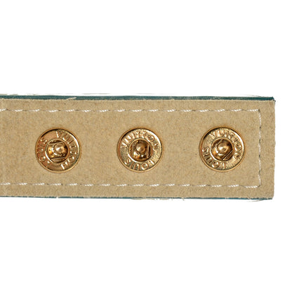 Louis Vuitton Vernis Snap Bracelet Blue Galactic 6 of 6
