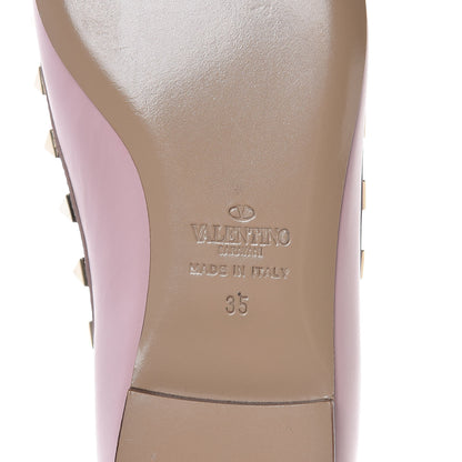 Valentino Garavani Calfskin Nappa Rockstud Ballerina Flats 35 Cipria Poudre 7 of 9